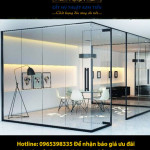 Mẫu vách ngăn kính - VNK04